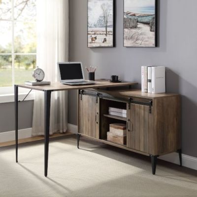 Zakwani Desk OF00010 Oak By Acme Furniture