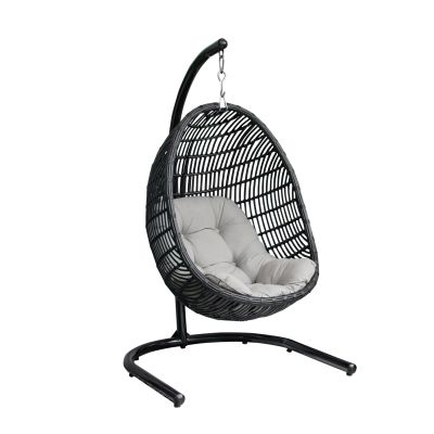 Renava Havana Outdoor Black & Beige Hanging Chair