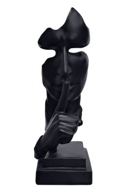 Modrest Whisper Modern Black Sculpture